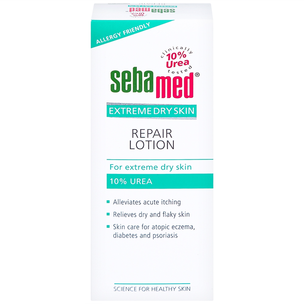 Hình ảnh Sữa dưỡng ẩm Extreme Dry Skin Repair Lotion 10% Urea Sebamed giảm khô, ngứa, bong tróc cho da khô, viêm da cơ địa (200ml)