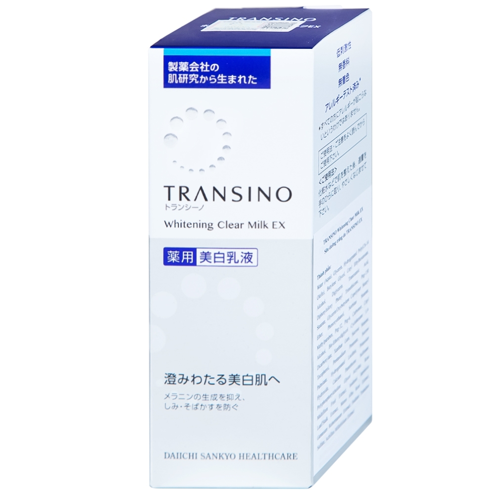 Hình ảnh Sữa dưỡng trắng da Transino Whitening Clear Milk EX ngăn ngừa nám và tàn nhang (100ml)