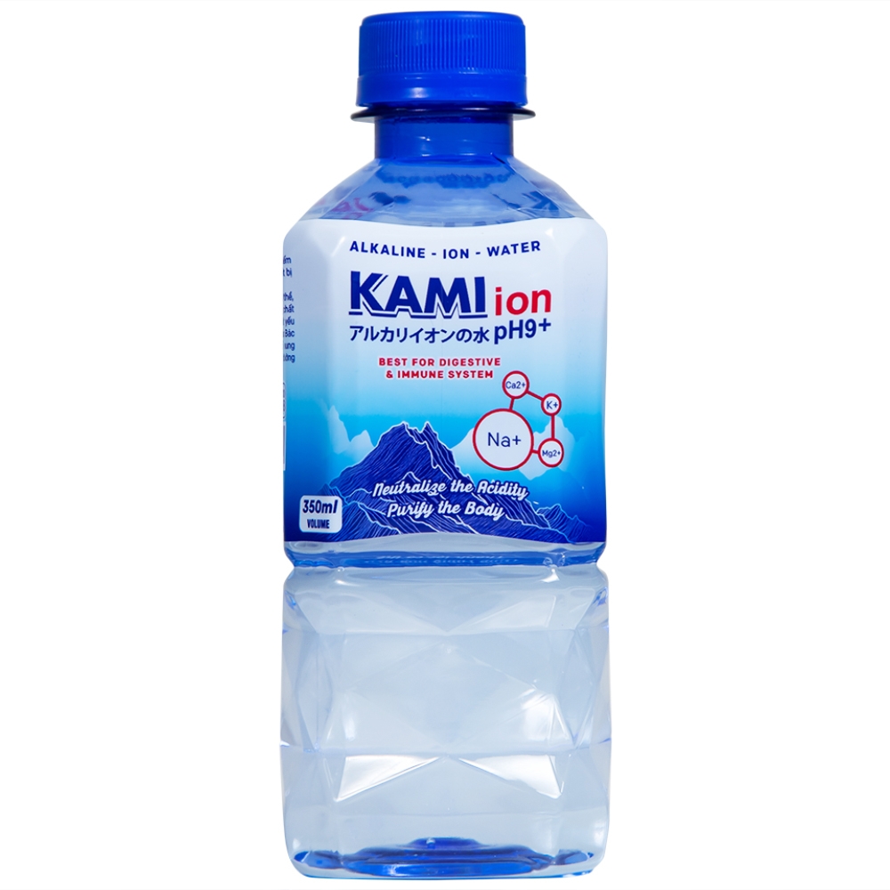 Hình ảnh Nước uống ion kiềm Kami-Ion PH9 Plus bổ sung các ion và khoáng chất (350ml)