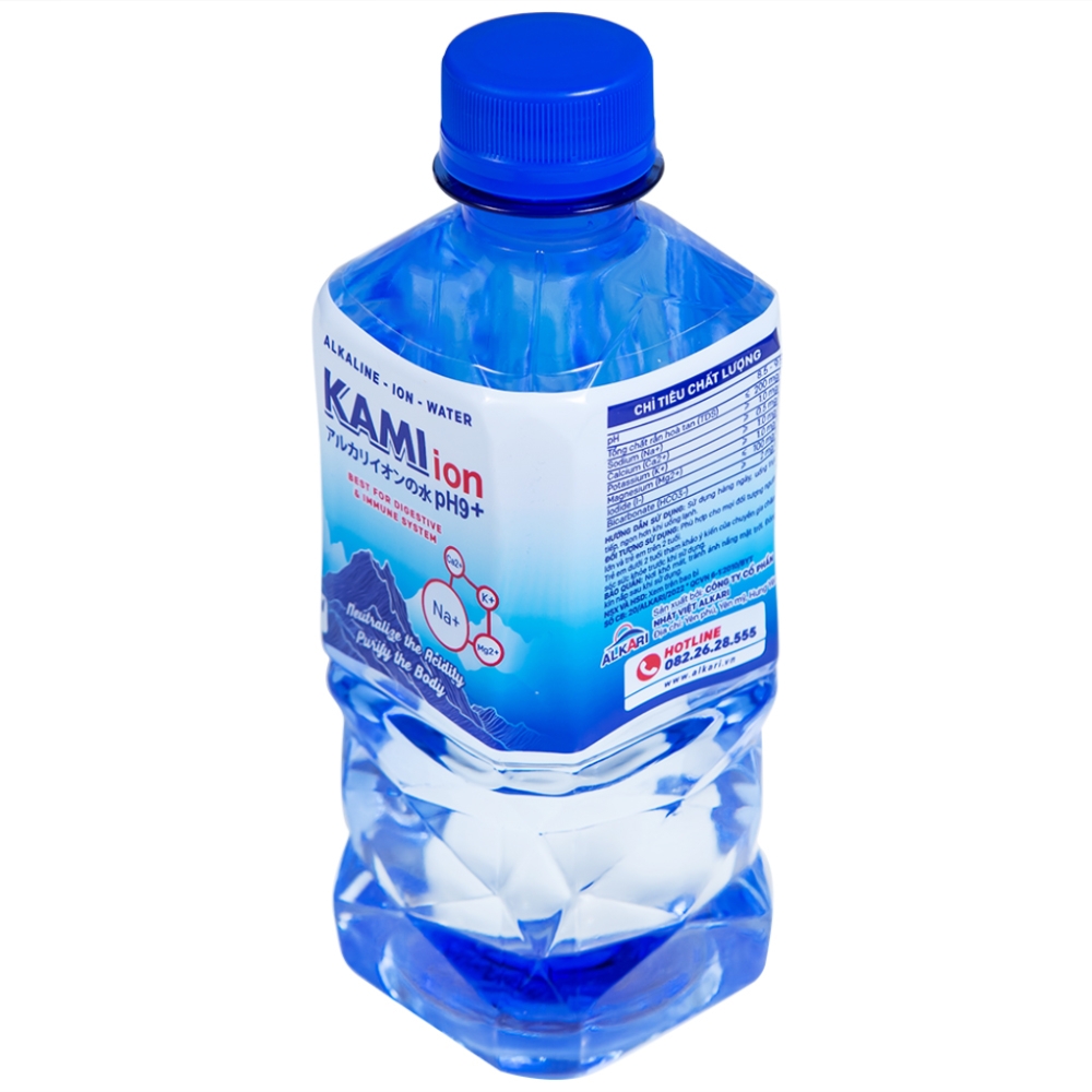 Hình ảnh Nước uống ion kiềm Kami-Ion PH9 Plus bổ sung các ion và khoáng chất (350ml)