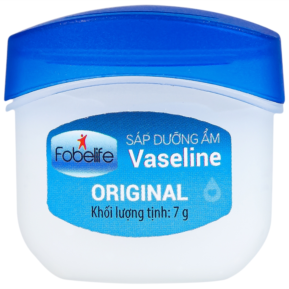 Hình ảnh Sáp dưỡng ẩm Vaseline Original Fobelife làm mềm da, làm dịu da khi bị khô rát, nứt nẻ (7g)