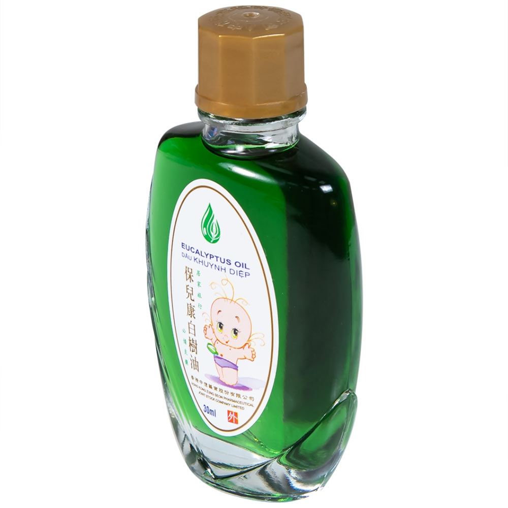 Hình ảnh Dầu Khuynh Diệp Eucalyptus Oil Hong Kong Zung Seon hỗ trợ điều trị cảm cúm, nghẹt mũi, đau bụng, giữ ấm (30ml)