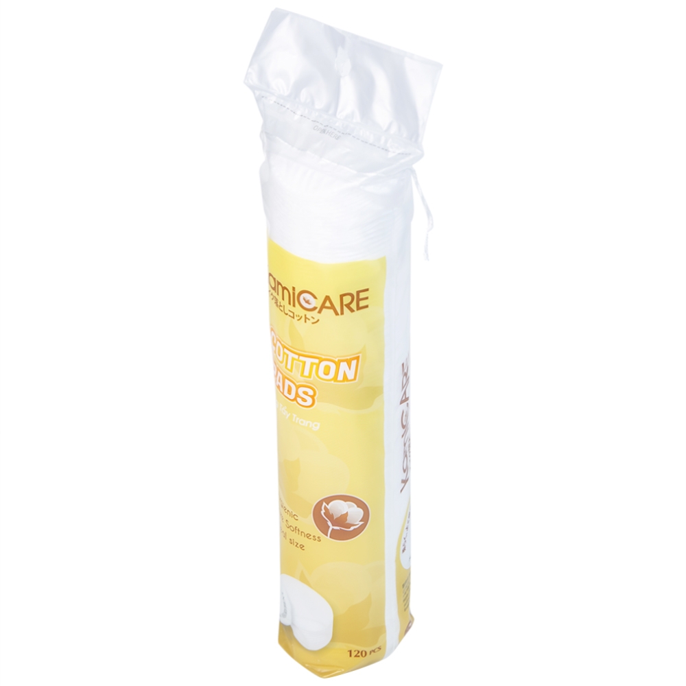 Hình ảnh Bông tẩy trang tròn KamiCare Cotton Pads thấm hút tốt giúp sạch bụi bẩn, tẩy tế bào chết trên da (120 miếng)