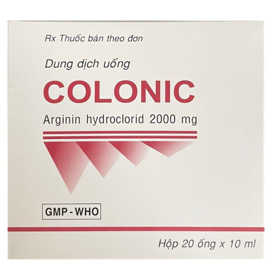 Hình ảnh Dung dịch uống Colonic 2000mg USA-NIC Pharma điều trị cho bệnh nhân tăng amoniac máu (20 ống x 10ml)