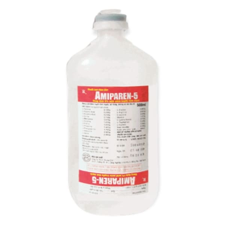 Hình ảnh Dung dịch truyền tĩnh mạch Amiparen-5 Otsuka cung cấp các acid amin (200ml)
