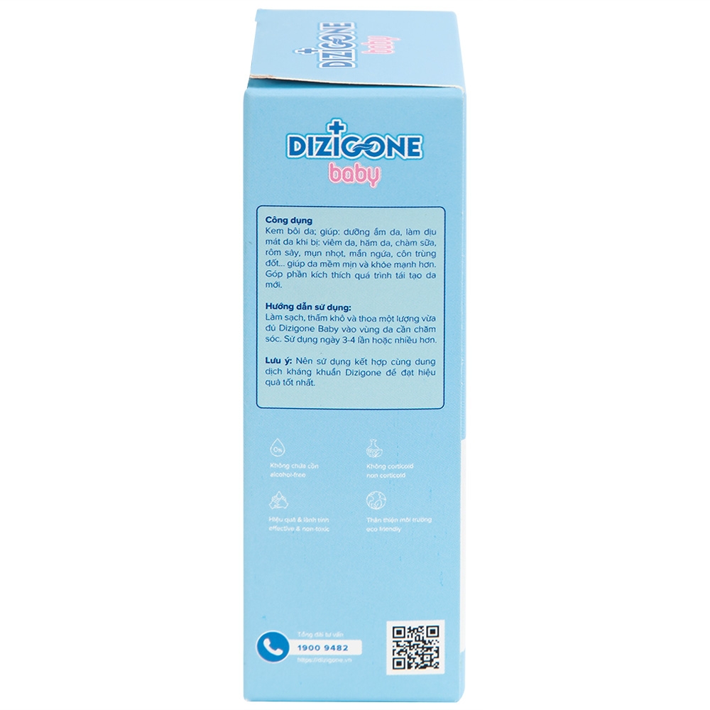 Hình ảnh Kem bôi Dizigone Baby làm dịu da mẩn ngứa, hăm da cho bé (30g)