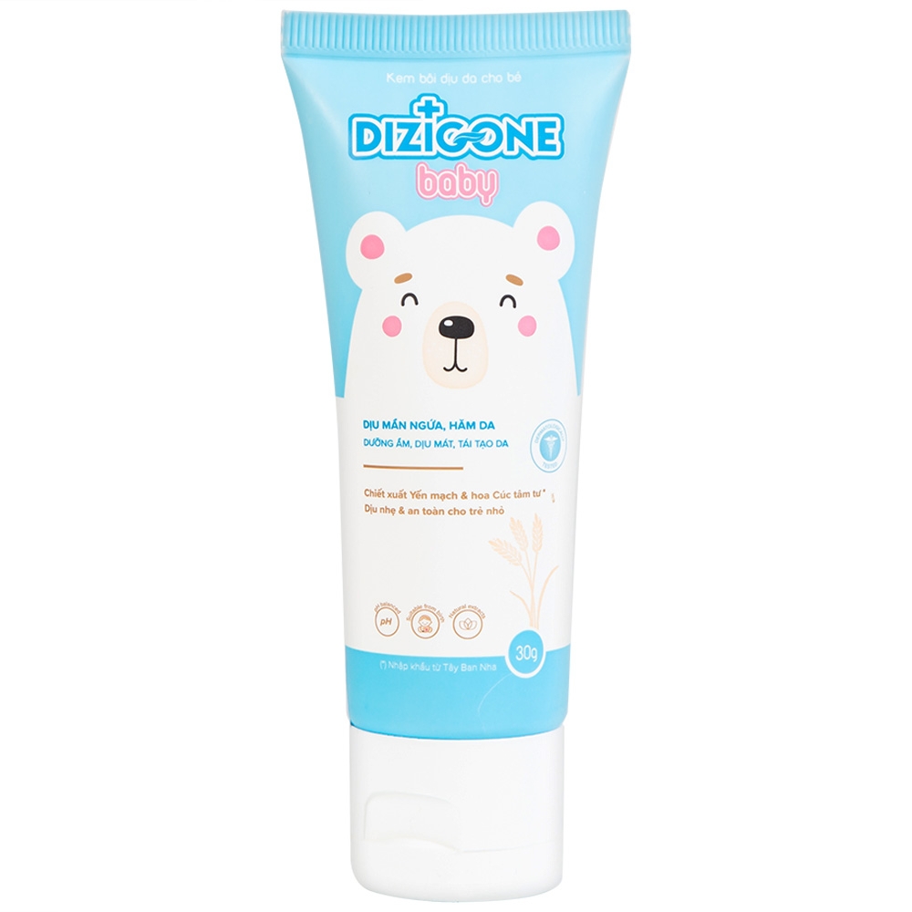 Hình ảnh Kem bôi Dizigone Baby làm dịu da mẩn ngứa, hăm da cho bé (30g)