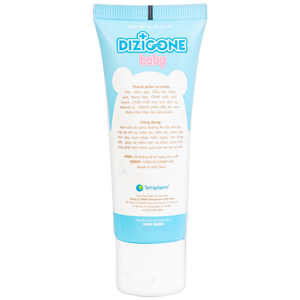 Hình ảnh Kem bôi Dizigone Baby làm dịu da mẩn ngứa, hăm da cho bé (30g)