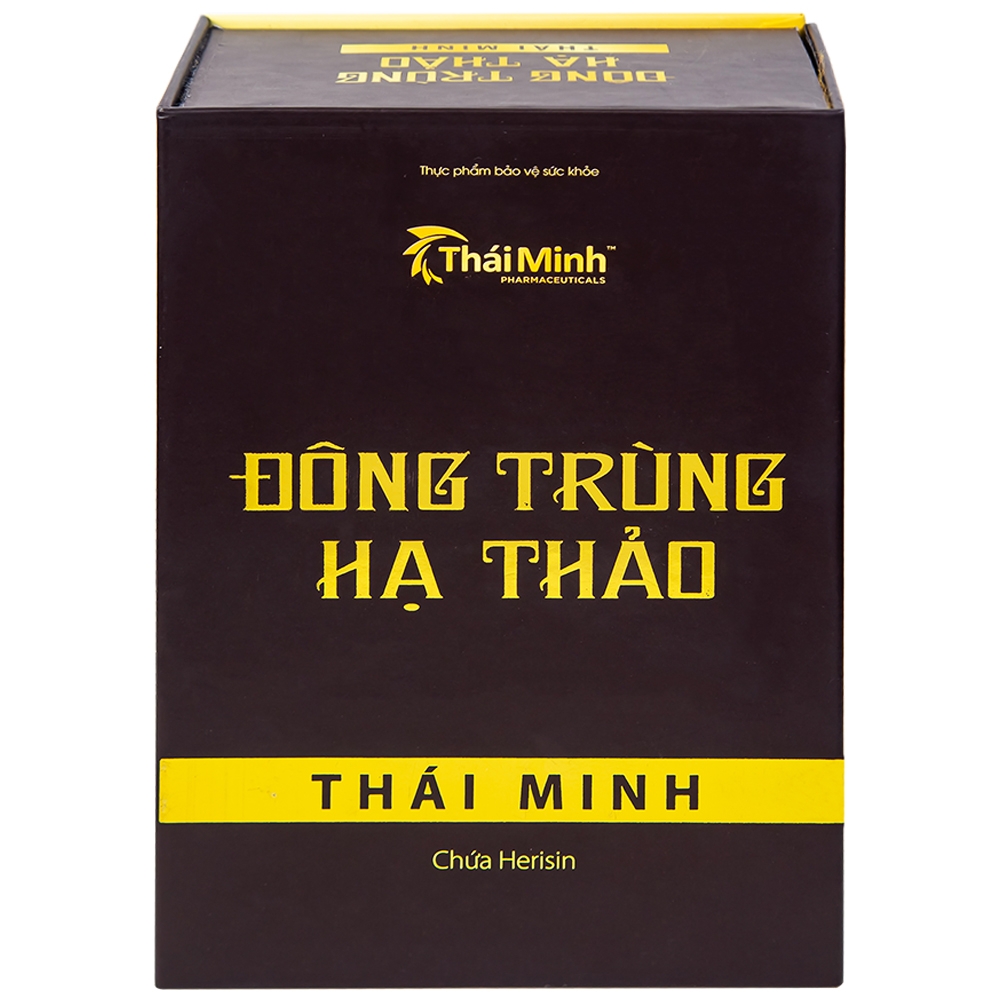 Hình ảnh Đông Trùng Hạ Thảo Thái Minh hỗ trợ tăng cường sức khỏe, giảm mệt mỏi (30 viên)