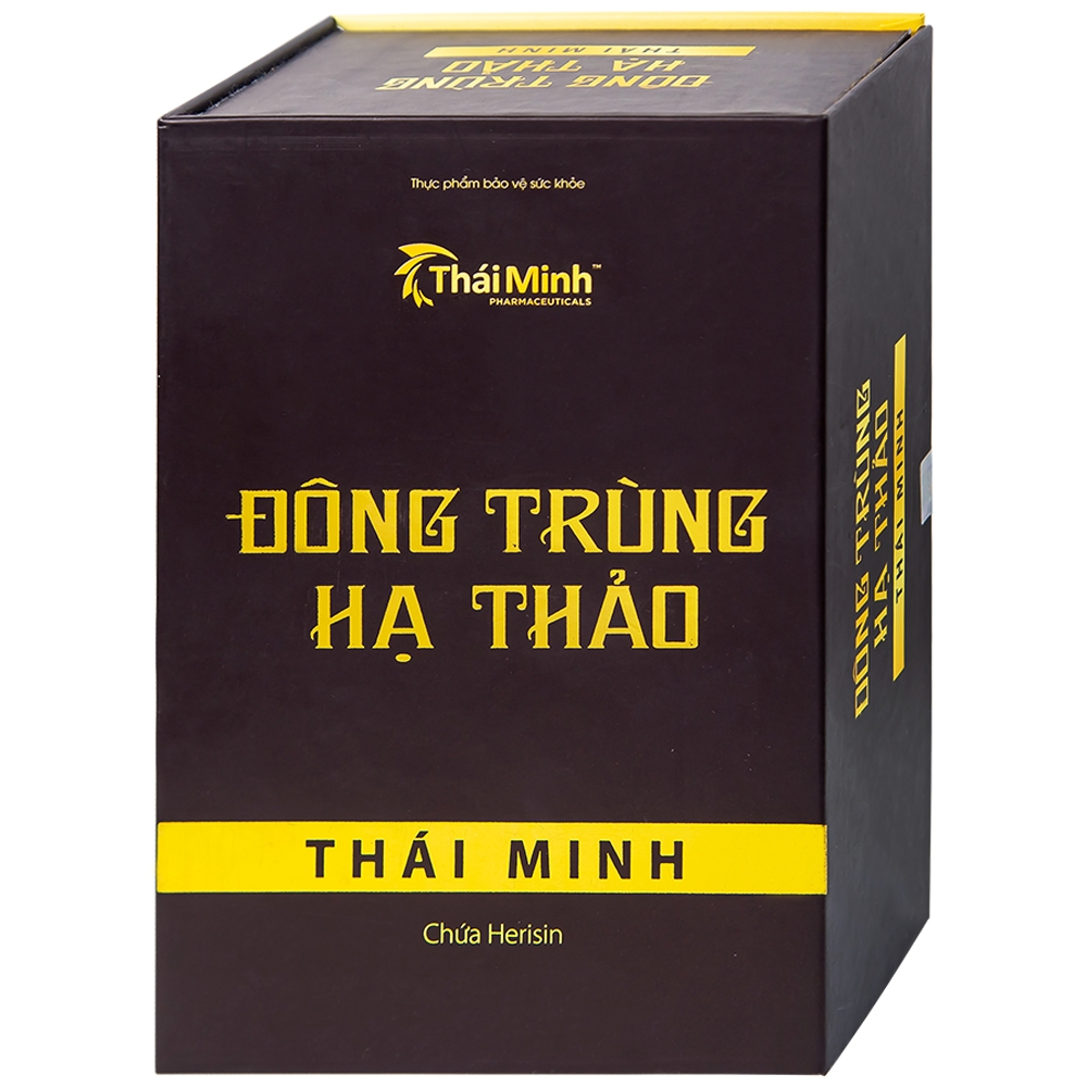 Hình ảnh Đông Trùng Hạ Thảo Thái Minh hỗ trợ tăng cường sức khỏe, giảm mệt mỏi (30 viên)