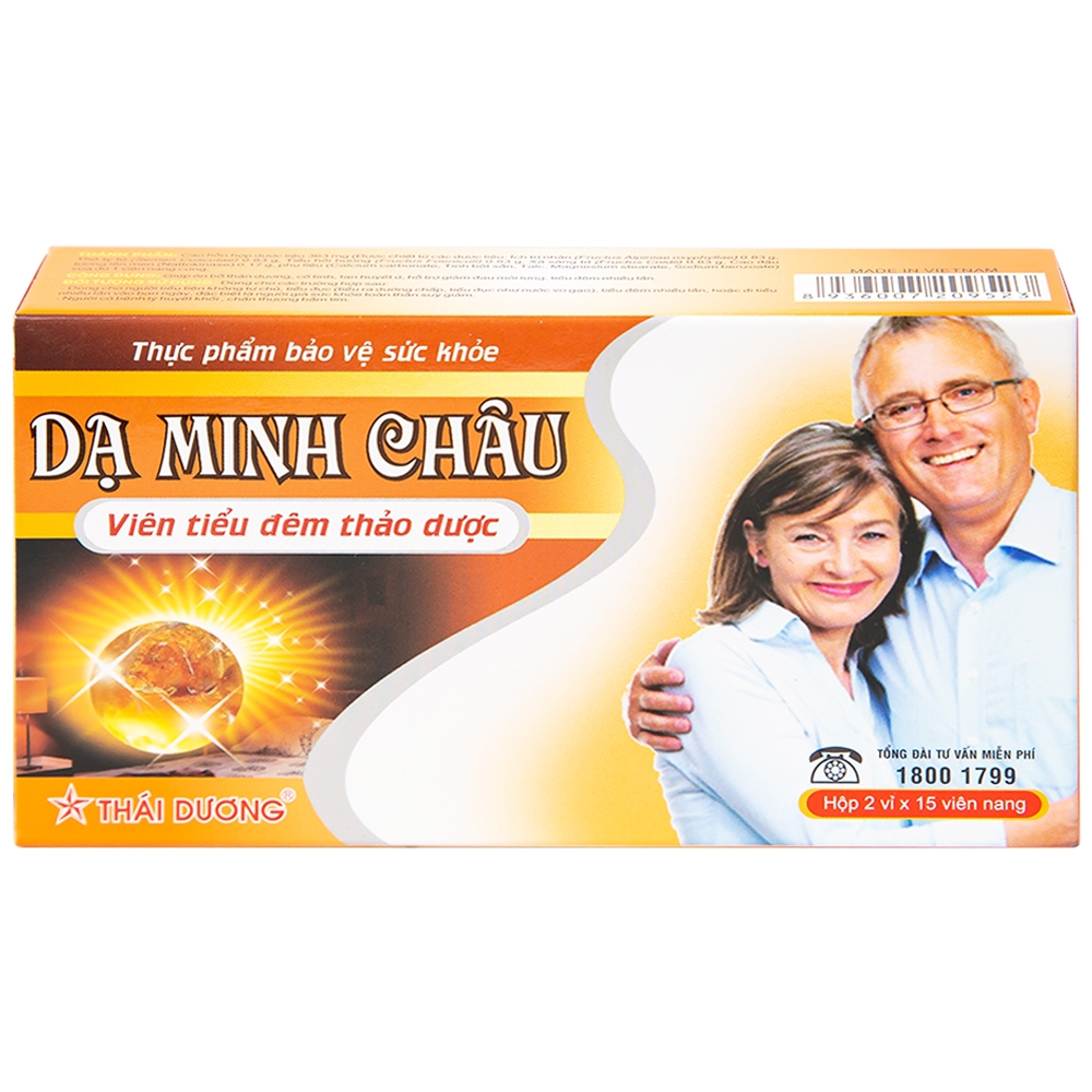 Hình ảnh Viên thảo dược Dạ Minh Châu giúp ôn bổ thận dương, cố tinh (2 vỉ x 15 viên)