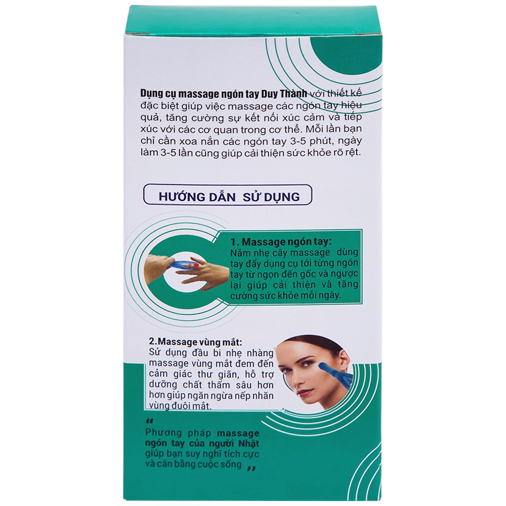 Hình ảnh Dụng cụ massage ngón tay Duy Thành giảm thiểu lo lắng, căng thẳng trong cuộc sống (1 cái x 120gr)