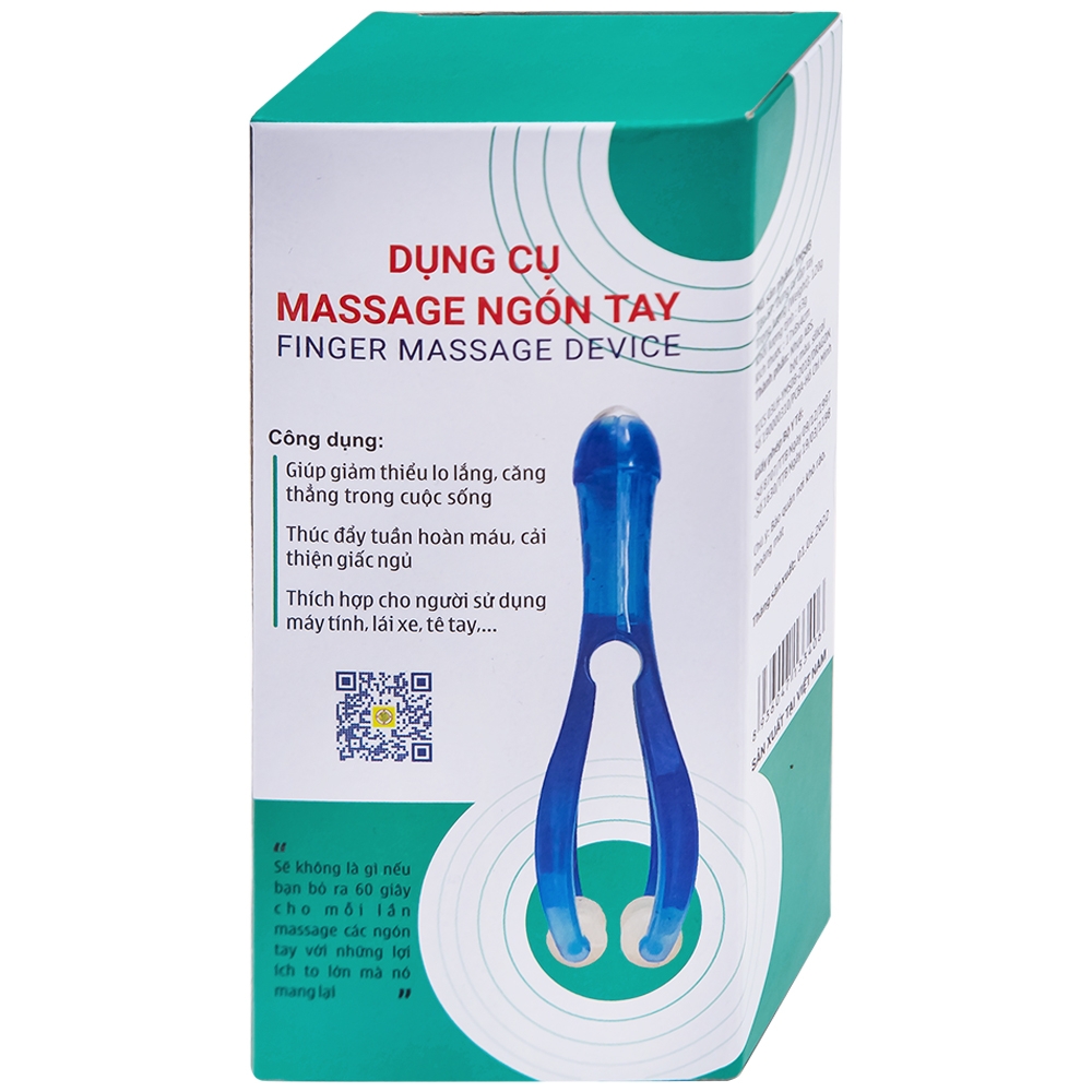 Hình ảnh Dụng cụ massage ngón tay Duy Thành giảm thiểu lo lắng, căng thẳng trong cuộc sống (1 cái x 120gr)