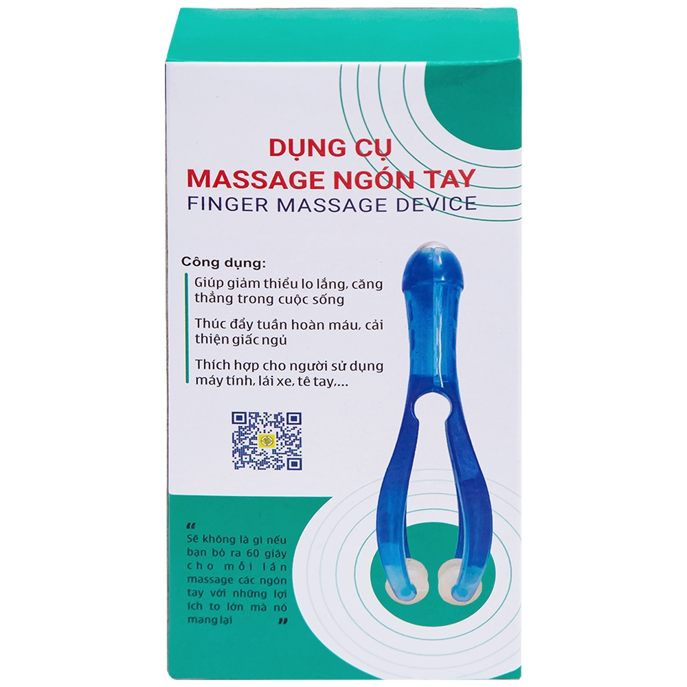 Hình ảnh Dụng cụ massage ngón tay Duy Thành giảm thiểu lo lắng, căng thẳng trong cuộc sống (1 cái x 120gr)