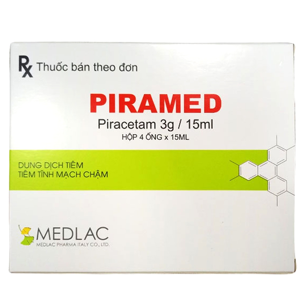 Hình ảnh Thuốc Piramed 15ml Medlac Pharma điều trị triệu chứng chóng mặt (4 ống)