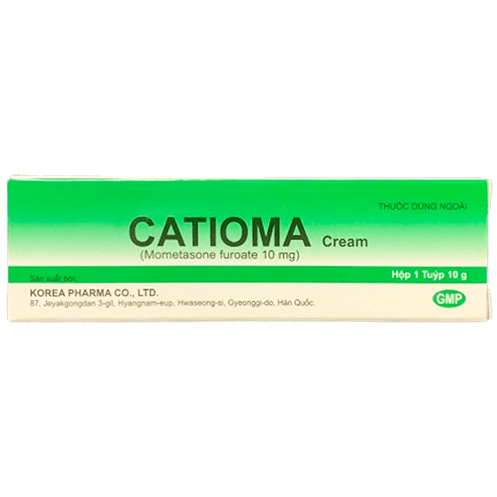 Hình ảnh Kem bôi da Catioma 10g Korea Pharma điều trị viêm, ngứa do vẩy nến, viêm da cơ địa dị ứng