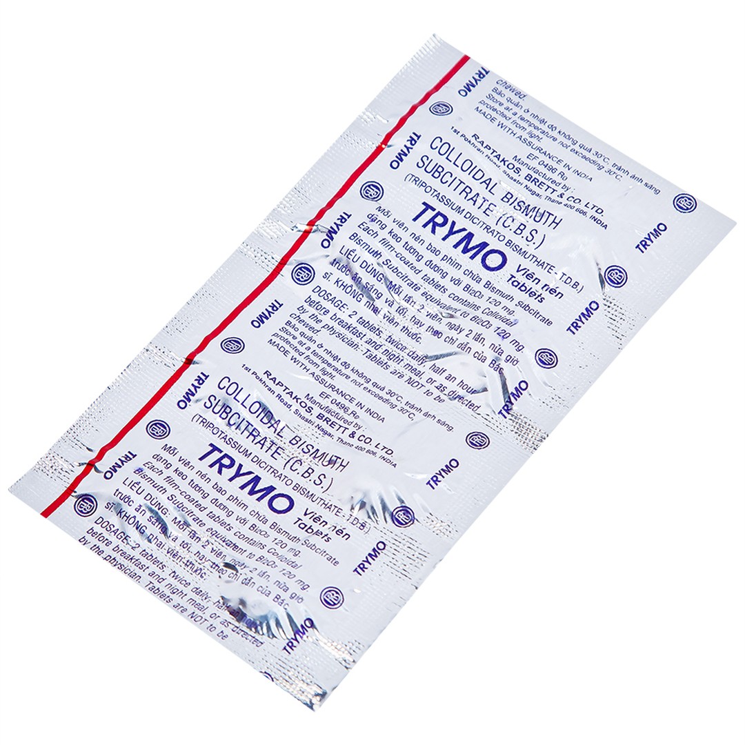 Thuốc Trymo 120mg điều trị loét tá tràng, dạ dày (112 viên)