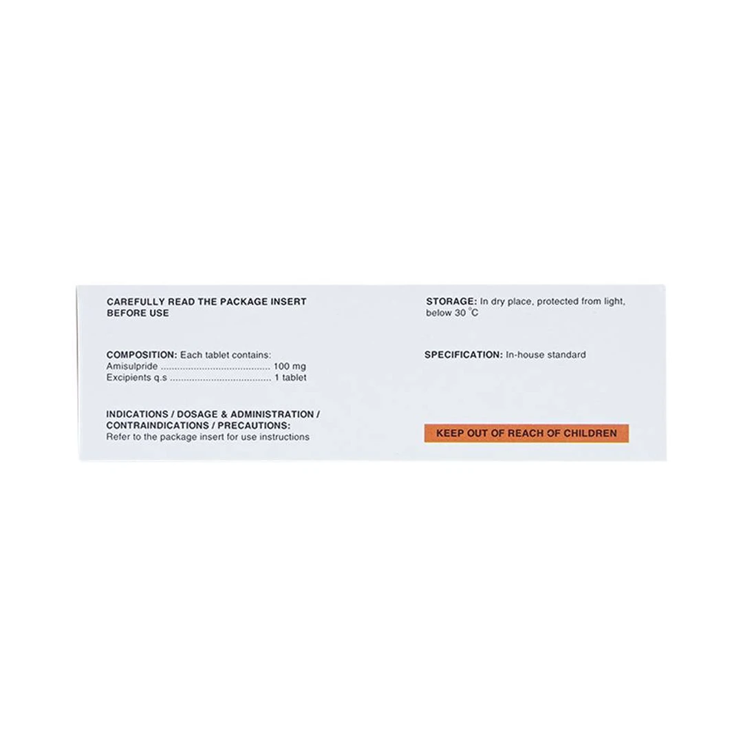 Sullivan 100mg điều trị tâm thần phân liệt cấp, mạn tính (28 viên)