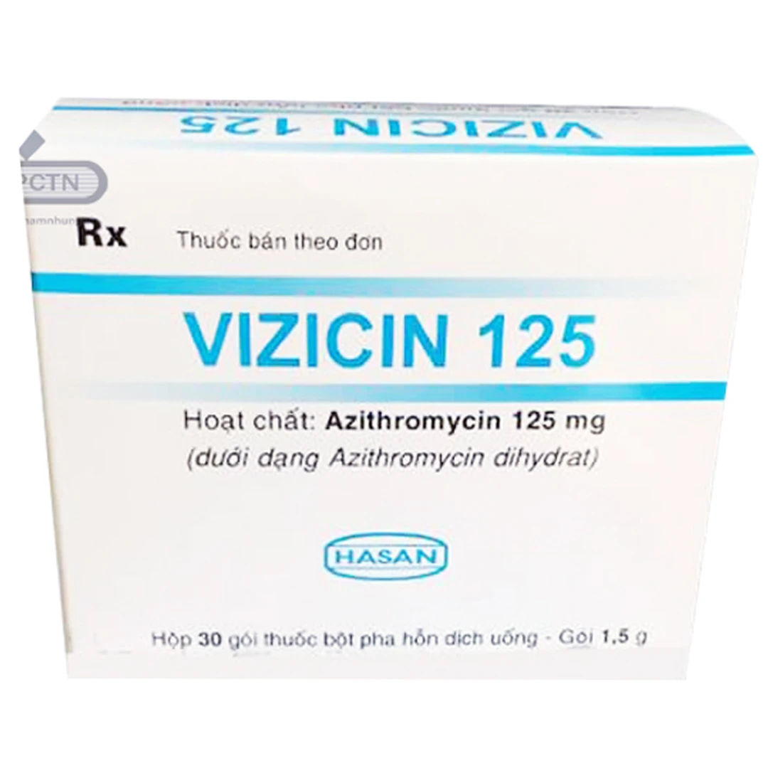 Thuốc Vizicin 125mg Hasan điều trị nhiễm trùng (30 gói)