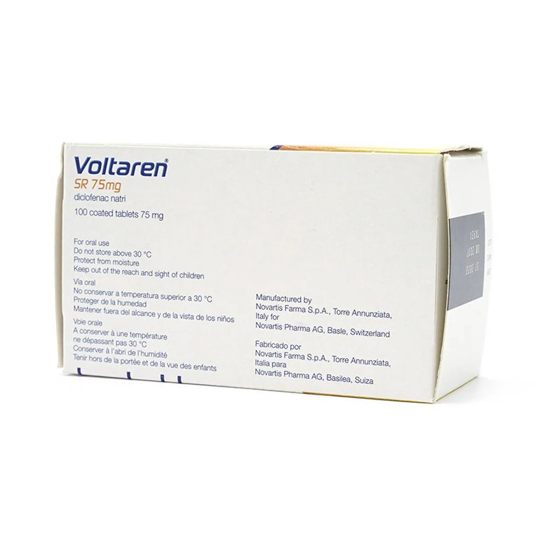 Thuốc Voltaren SR 75mg (Hộp 10 vỉ x 10 viên) - Long Châu