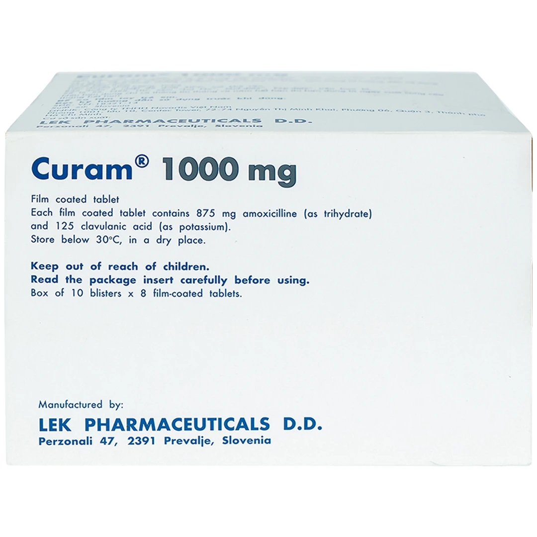 Curam 1000mg và các lưu ý cần nhớ khi sử dụng thuốc
