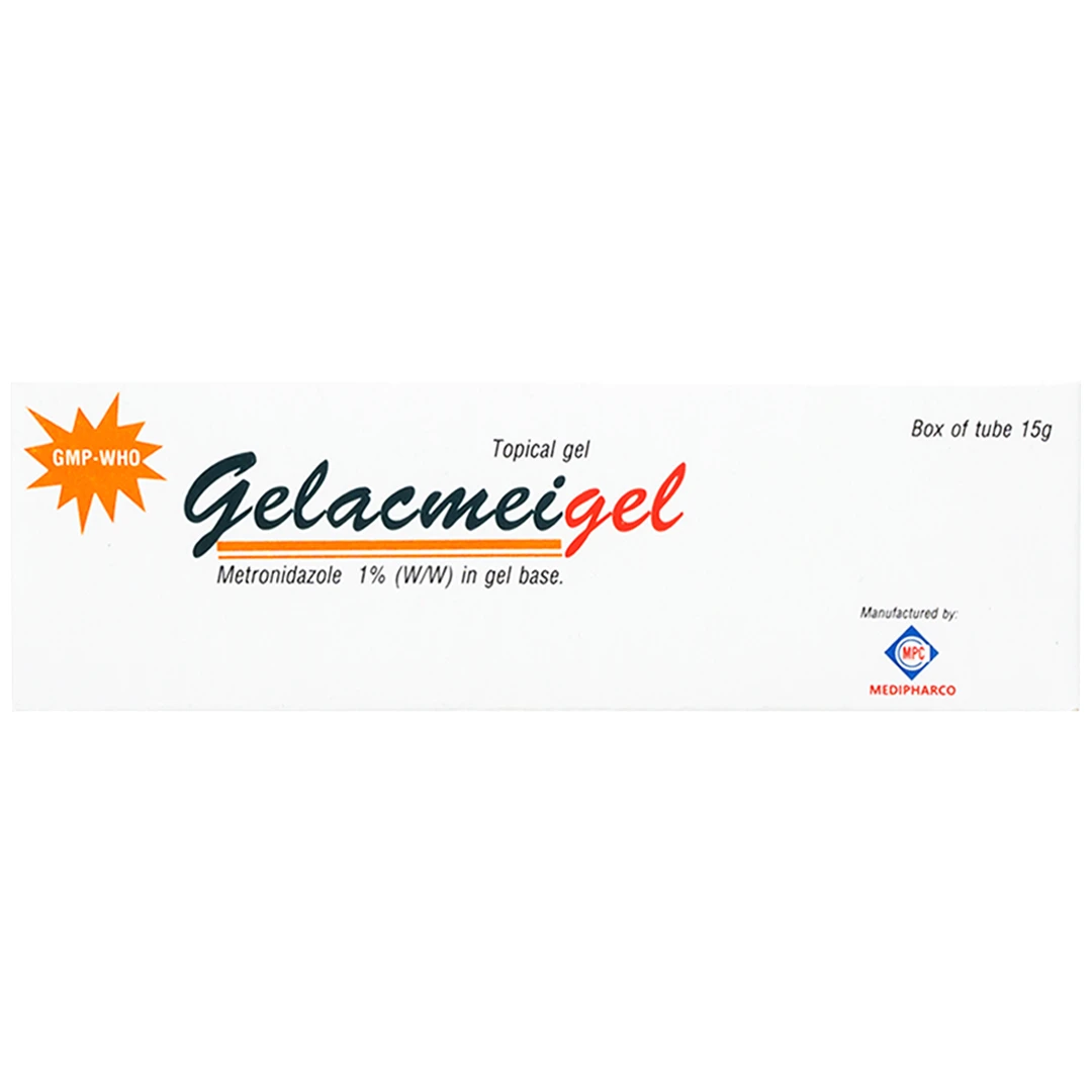 Gel bôi da Acmeigel 1% trị mụn mủ viêm, nhiễm khuẩn (15g)