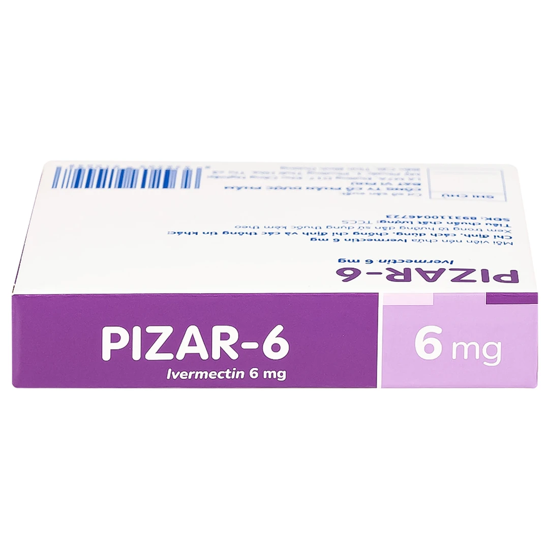 Thuốc Pizar 6mg trị giun chỉ Onchocerca