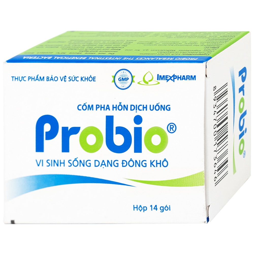 Hình ảnh Cốm pha hỗn dịch uống Probio Imexpharm cân bằng hệ vi sinh đường ruột (14 gói)