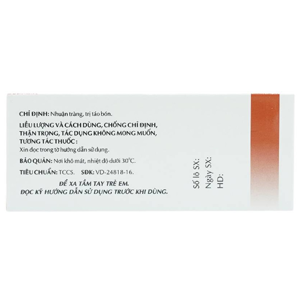 Hình ảnh Viên nhuận tràng OP.Liz OPC nhuận tràng, điều trị táo bón (5 vỉ x 10 viên)