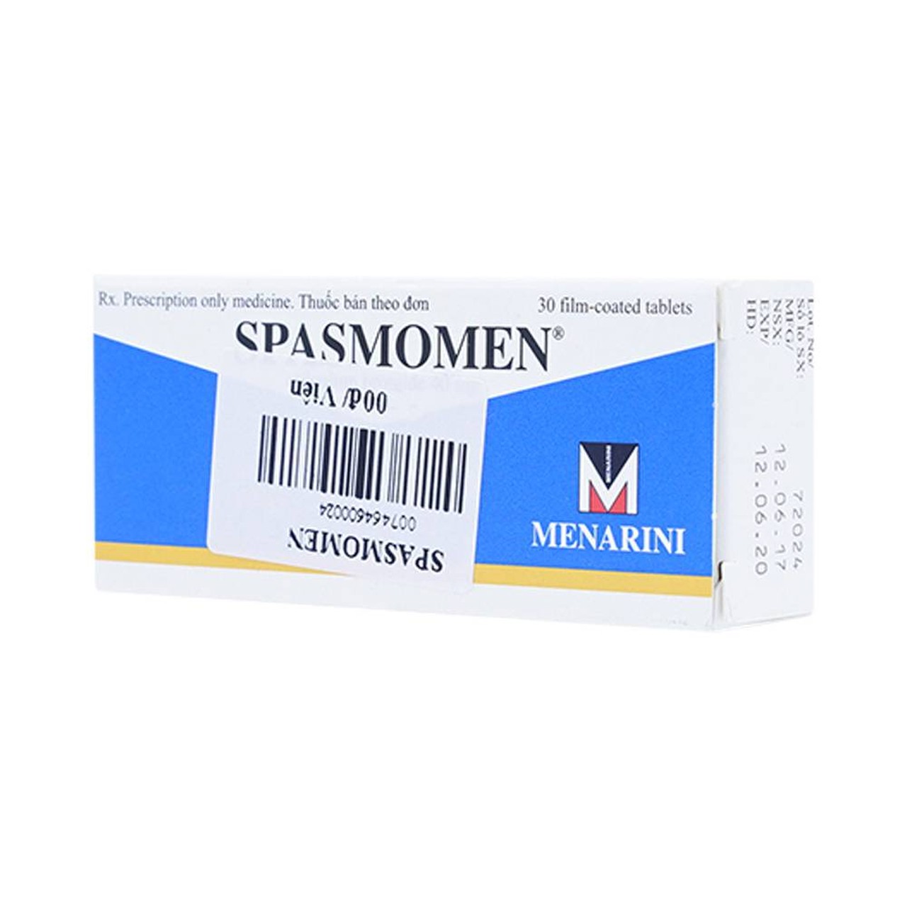 Spasmomen 40mg điều trị hội chứng đại tràng kích thích (30 viên)