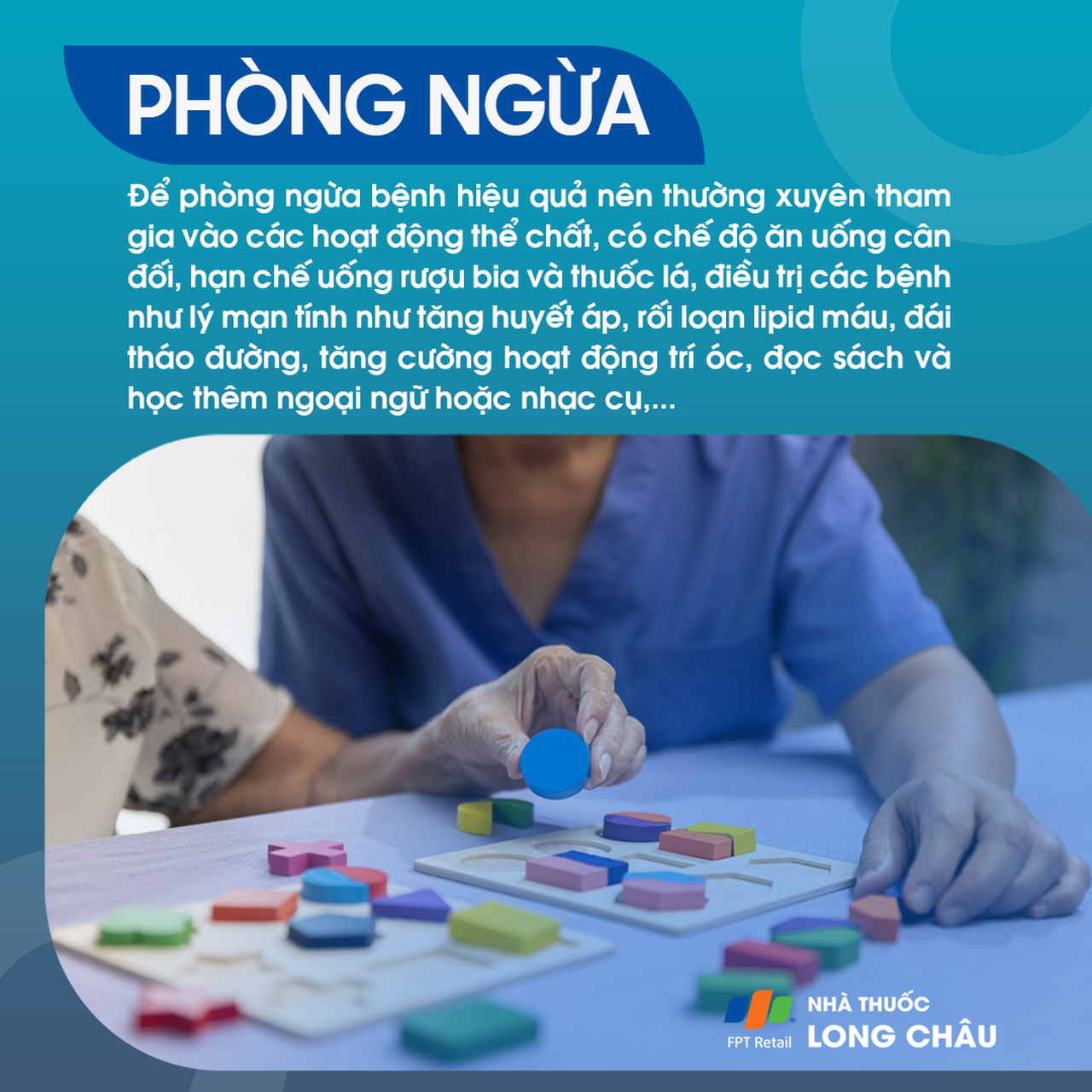 phòng ngừa Alzheimer, bao gồm lối sống lành mạnh và hoạt động trí não thường xuyên