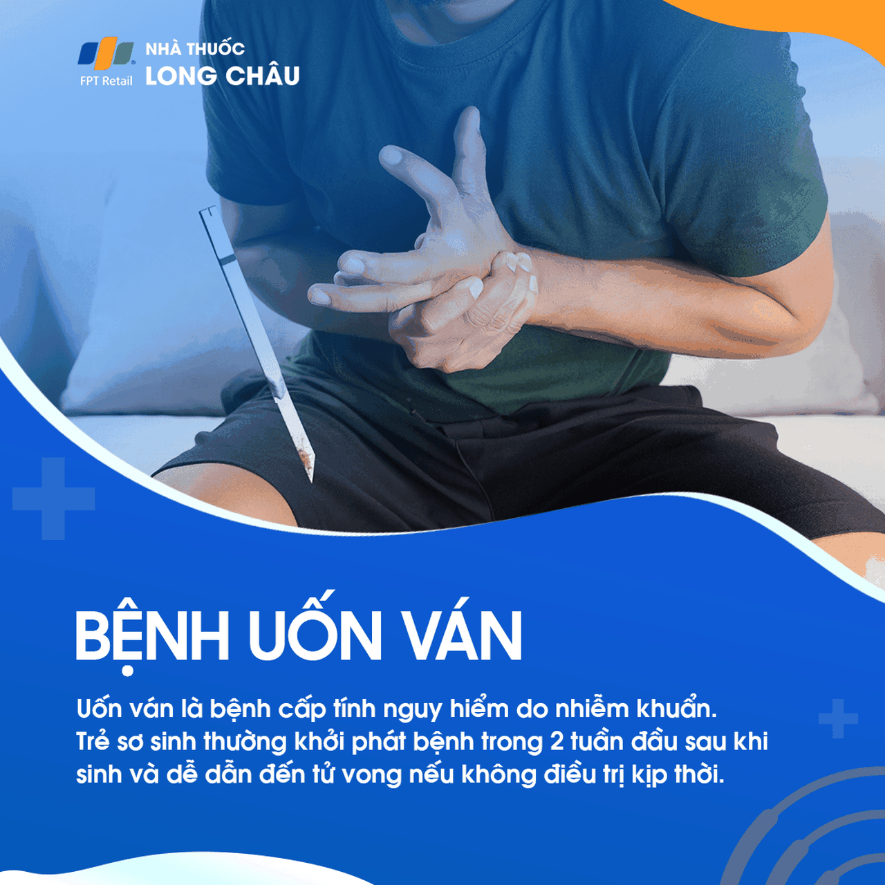 Uốn ván là một bệnh nhiễm trùng nghiêm trọng được gây ra bởi vi khuẩn Clostridium tetani