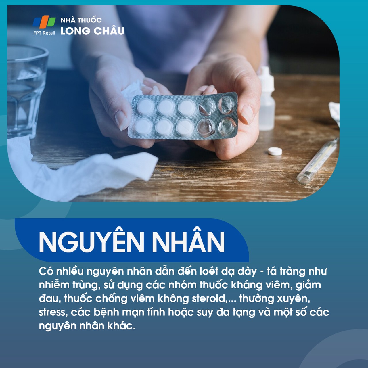 Có nhiều nguyên nhân dẫn đến loét dạ dày tá tràng