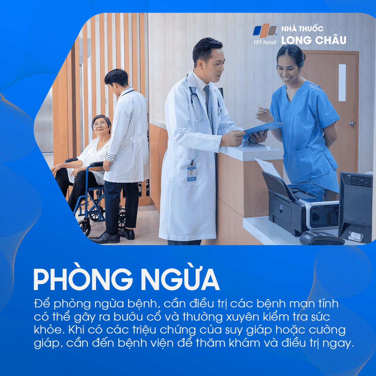 Điều trị bệnh mạn tính, kiểm tra sức khỏe định kỳ và khám sớm khi có dấu hiệu tuyến giáp