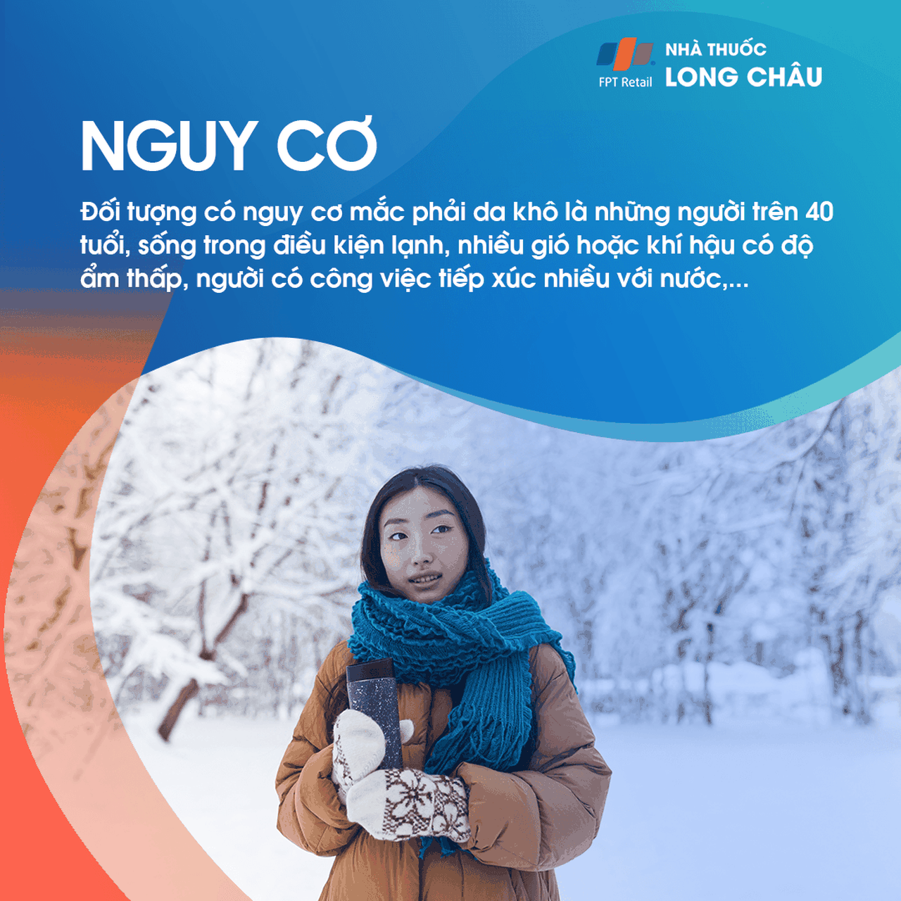 Người trên 40 tuổi, sống nơi lạnh – hanh khô, tiếp xúc nhiều với nước dễ bị da khô