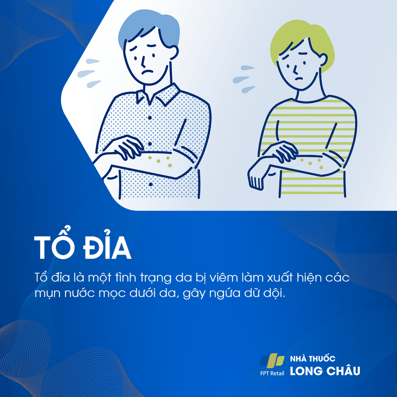 Tổ đỉa - Dyshidrotic eczema là một tình trạng viêm da thường gặp, biểu hiện bởi các mụn nước