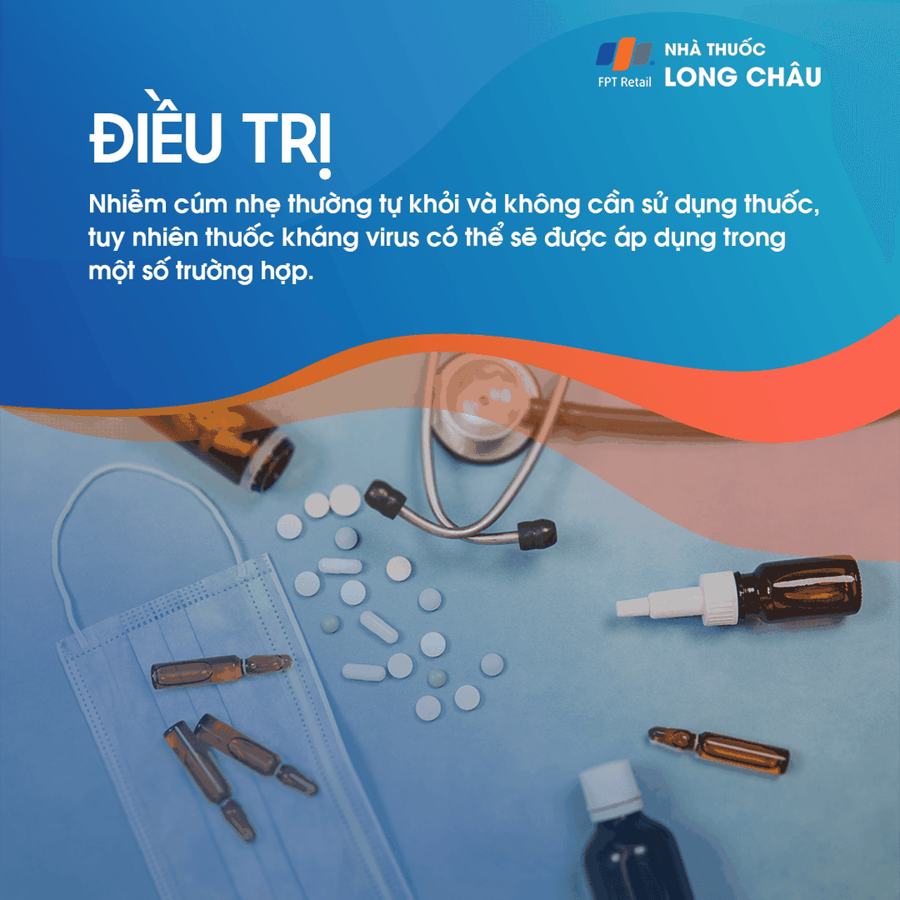 Điều trị influenza bằng thuốc kháng virus và các biện pháp hỗ trợ giảm triệu chứng