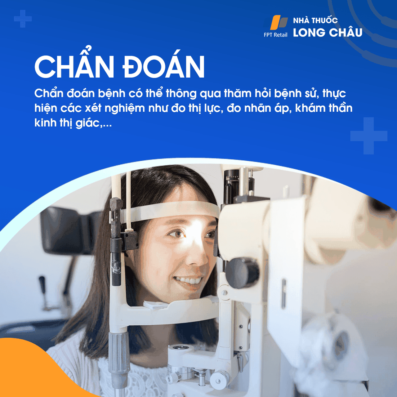 Máy đo nhãn áp được sử dụng trong phòng khám mắt để chẩn đoán bệnh tăng nhãn áp.