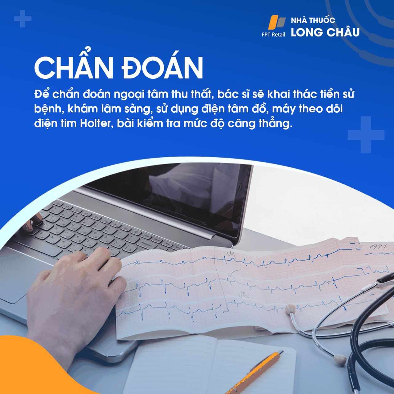 Phương pháp chẩn đoán ngoại tâm thu thất bằng cách ghi điện tâm đồ (ECG) để phát hiện các nhịp đập bất thường của tim