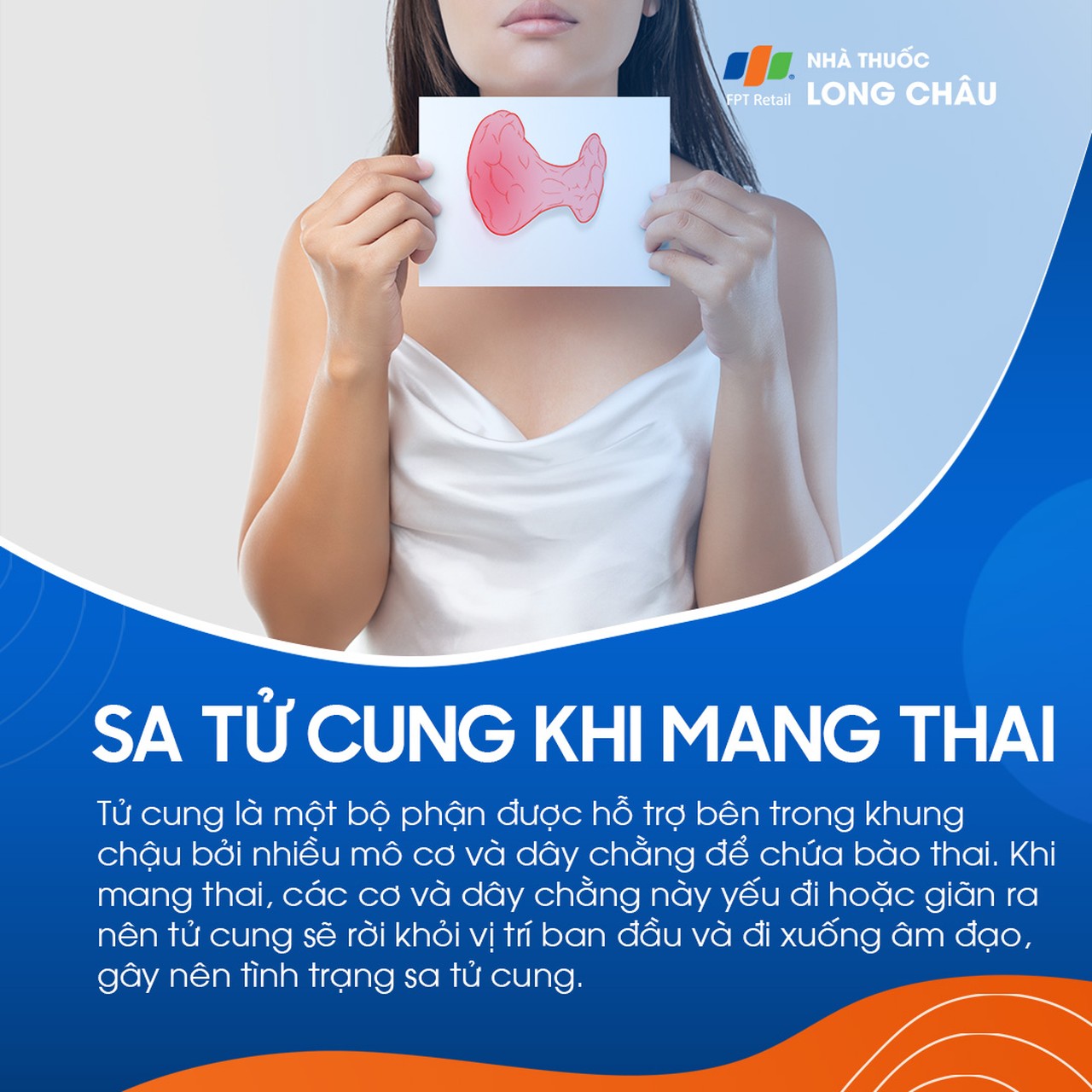 Sa tử cung khi mang thai 1
