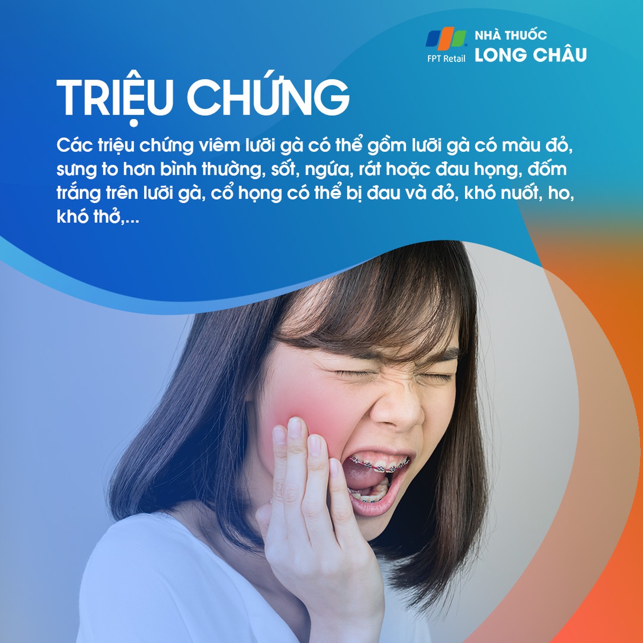 Viêm lưỡi gà 2