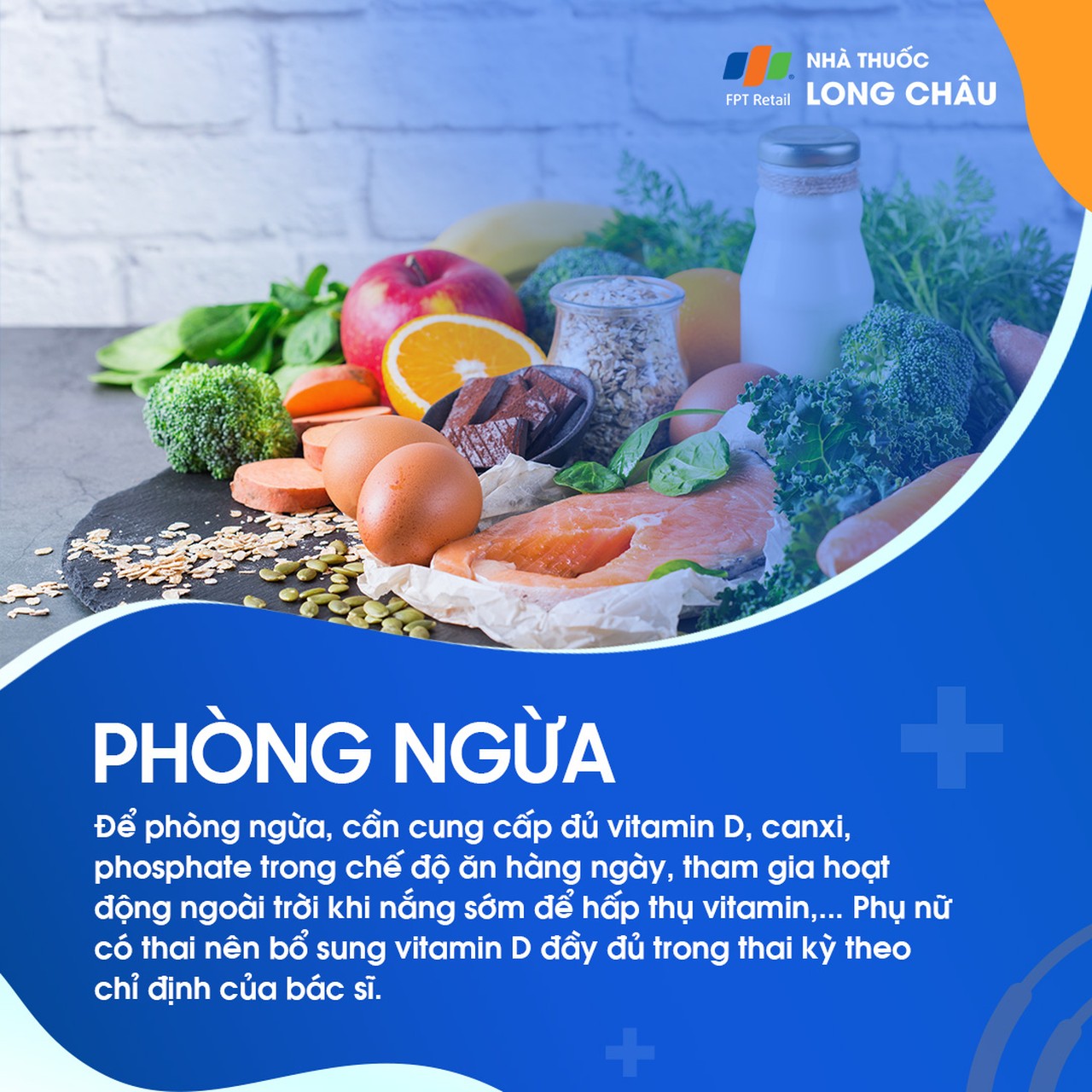 Để phòng còi xương, cần ăn đủ chất, bổ sung vitamin D, canxi, và tắm nắng sớm mỗi ngày