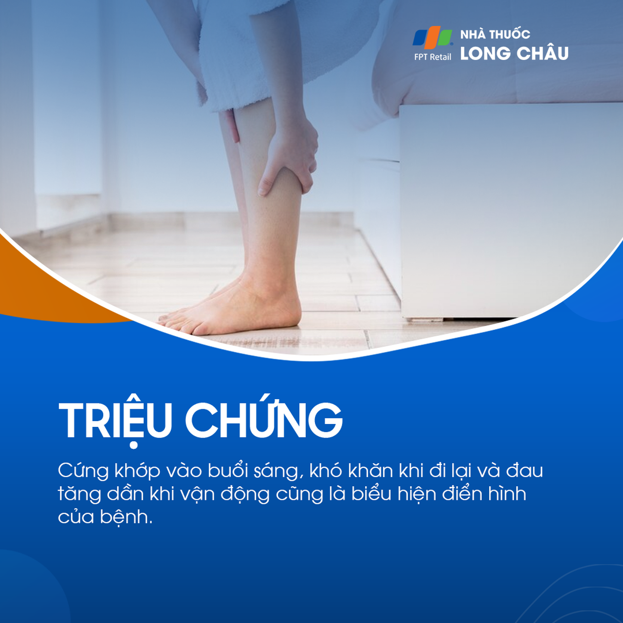 Triệu chứng đau chân: Cứng khớp buổi sáng, đau tăng khi vận động – biểu hiện thường gặp ở người bị đau chân mạn tính