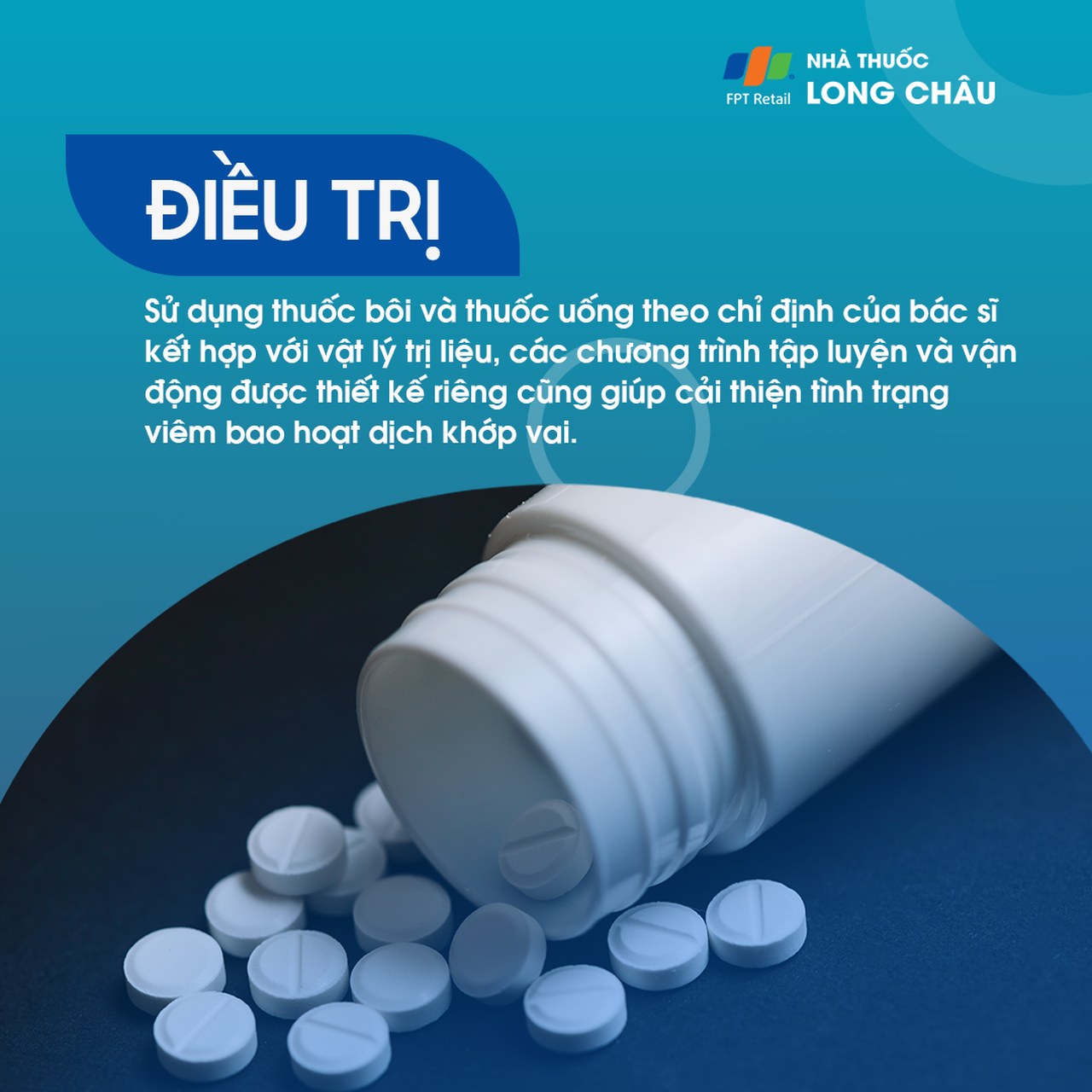 Dùng thuốc điều trị viêm bao hoạt dịch khớp vai