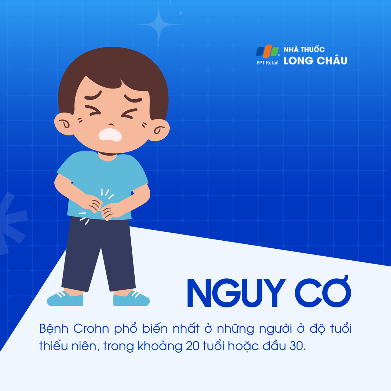 Bệnh Crohn thường gặp ở thanh thiếu niên và người trẻ, phổ biến nhất trong độ tuổi 20 đến đầu 30