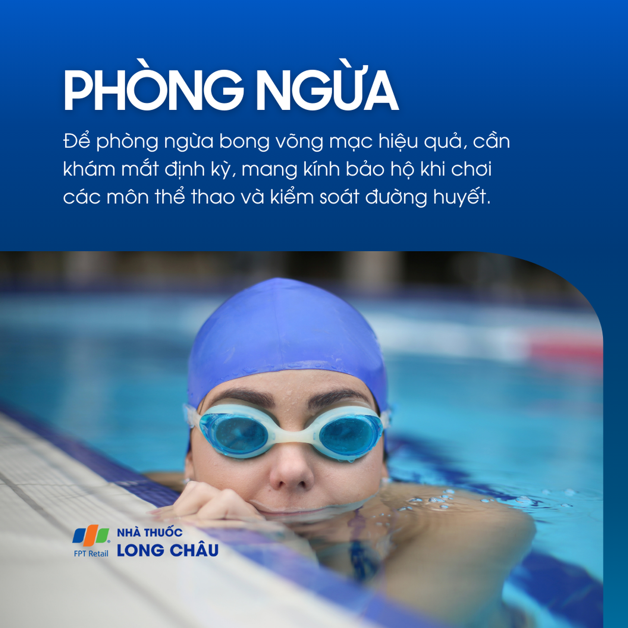 Khám mắt định kỳ, đeo kính bảo hộ, kiểm soát đường huyết