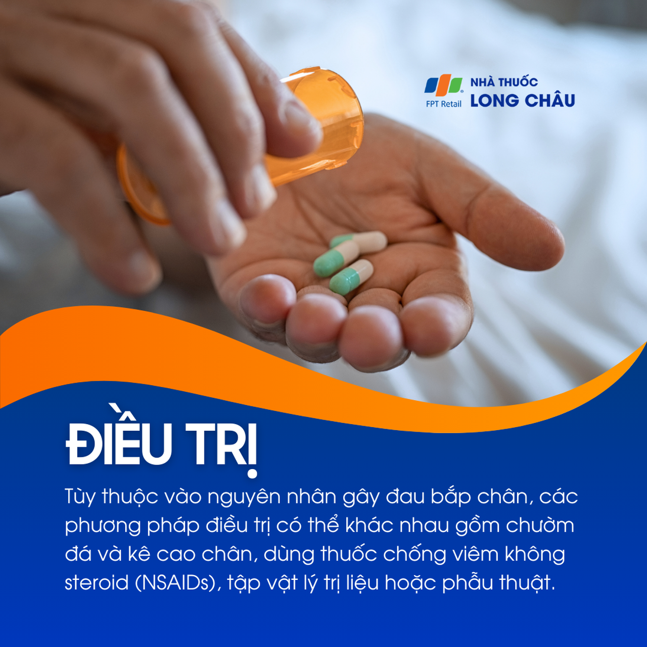 Điều trị tùy nguyên nhân: chườm đá, kê cao chân, thuốc giảm đau – kháng viêm, vật lý trị liệu hoặc phẫu thuật