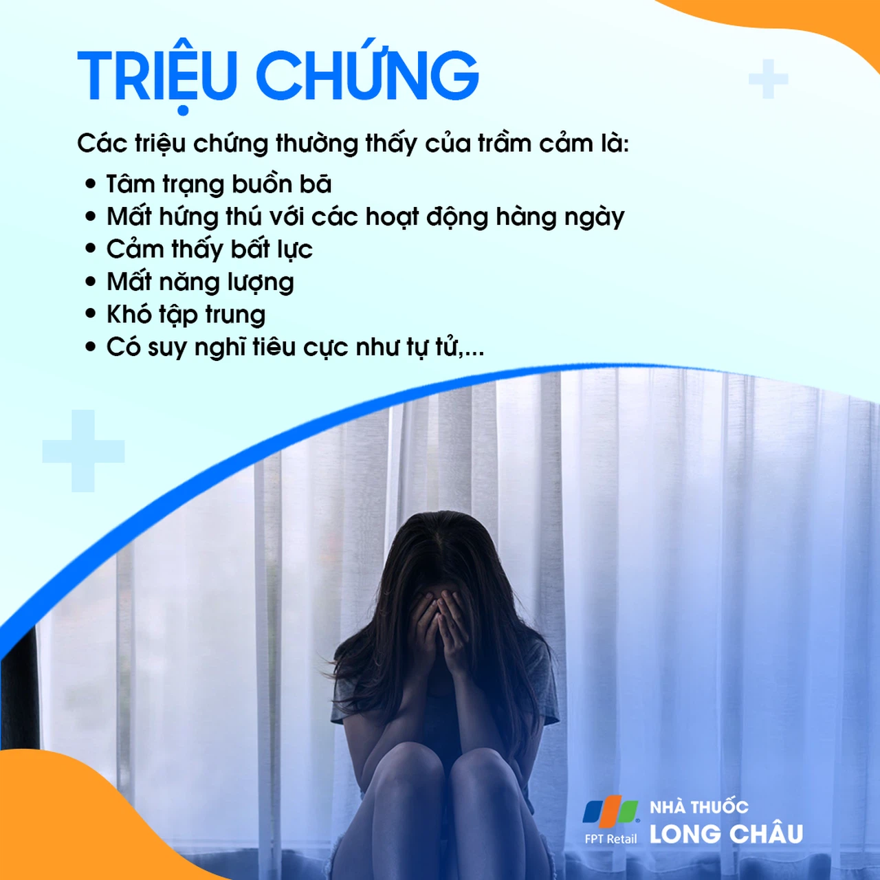 Triệu chứng và dấu hiệu nhận biết trầm cảm như cảm giác buồn bã kéo dài 