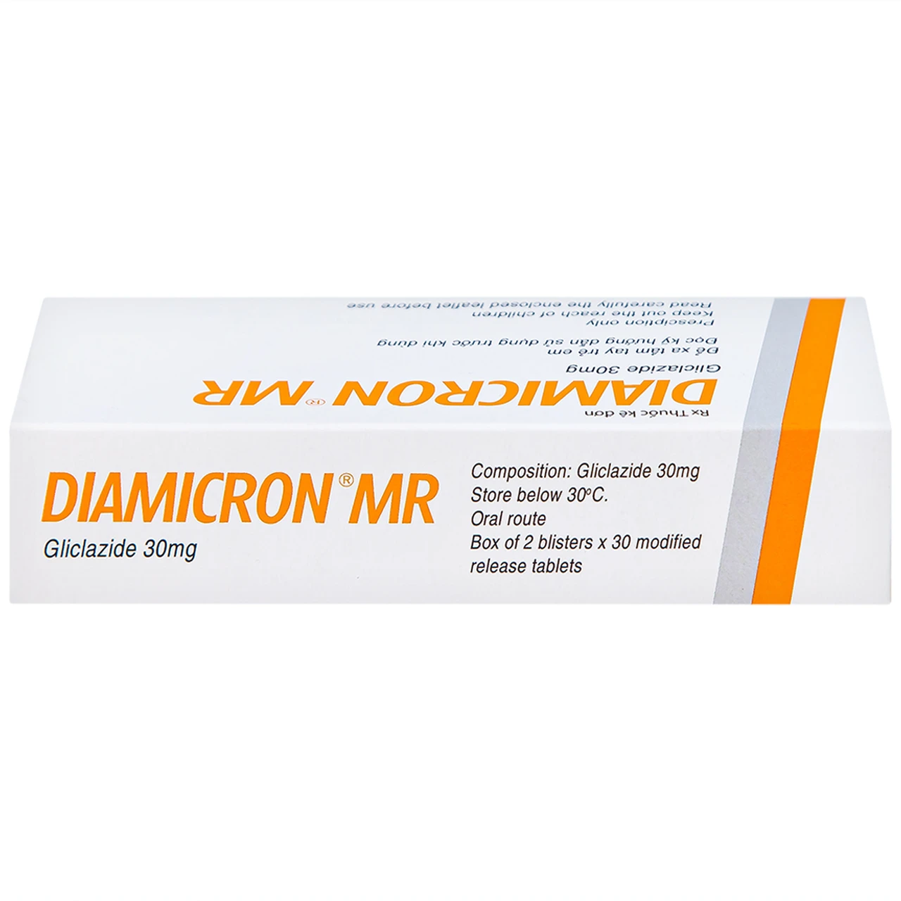 Diamicron MR 30mg - Điều trị đái tháo đường (2 vỉ x 30 viên)