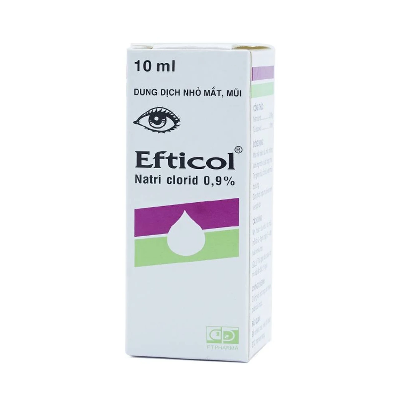 Efticol Natri clorid 0.9% rửa mắt, rửa mũi hiệu quả